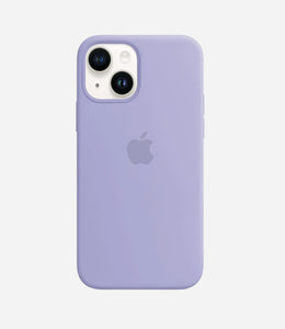 Solid Lavender Soft Silicone iPhone Case