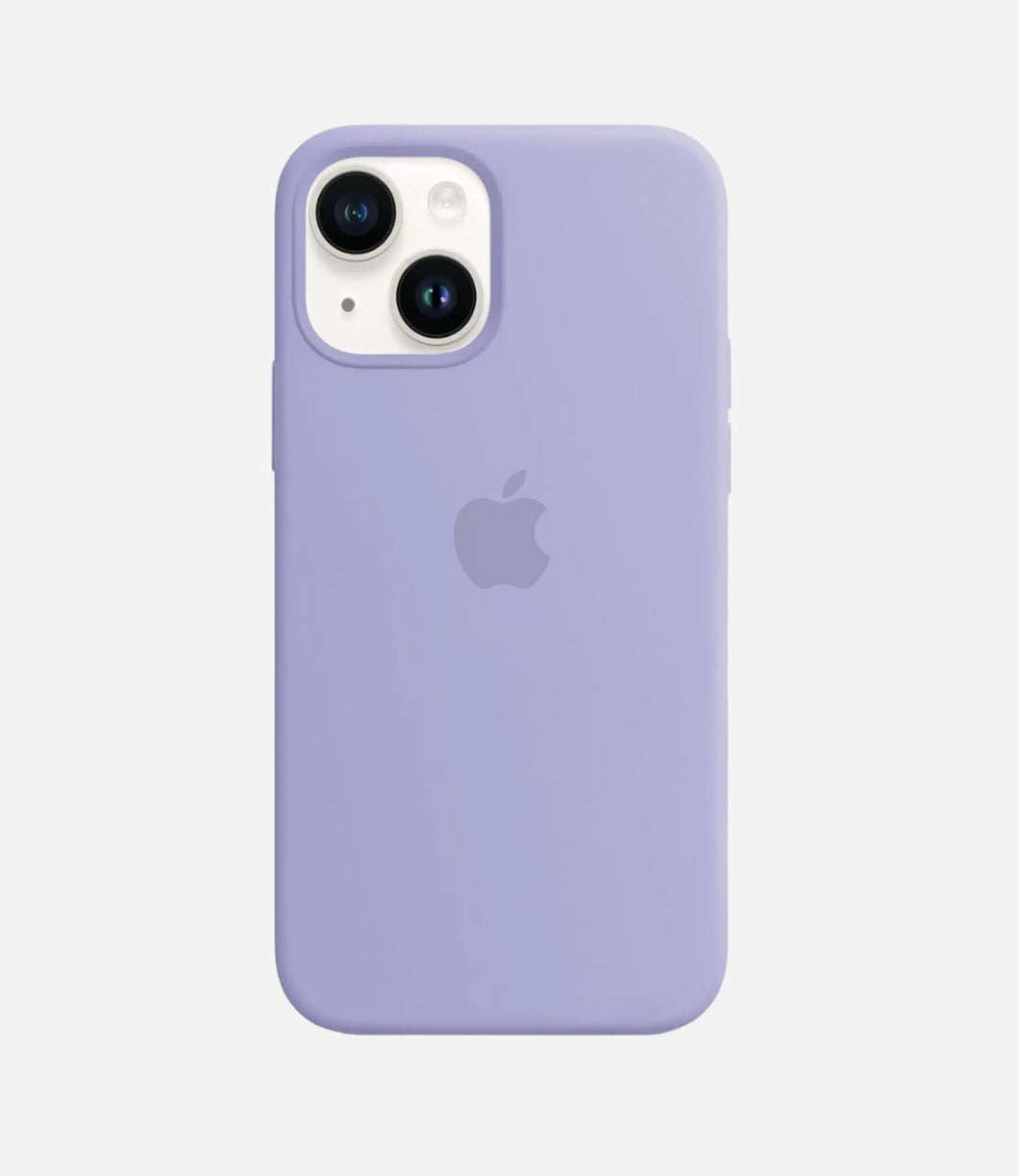 Solid Lavender Soft Silicone iPhone Case