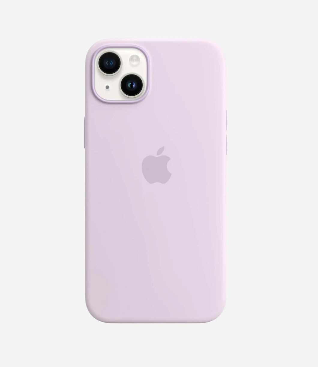 Solid Lilac Soft Silicone iPhone Case