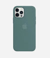 Solid Pine Green Soft Silicone iPhone Case