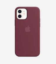 Load image into Gallery viewer, Solid Wine Soft Silicone iPhone Case
