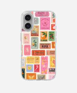 Stamp Story Clear Silicone Phone Case