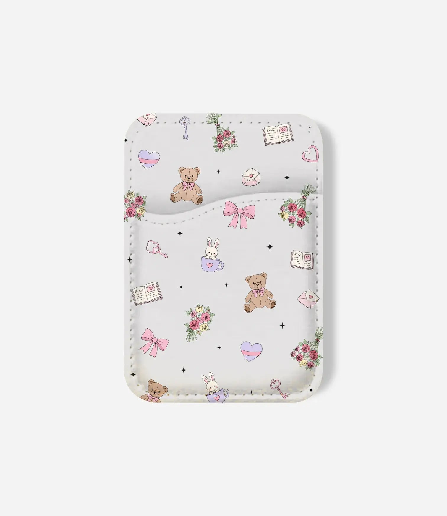 Teddy Love Letters Phone Wallet