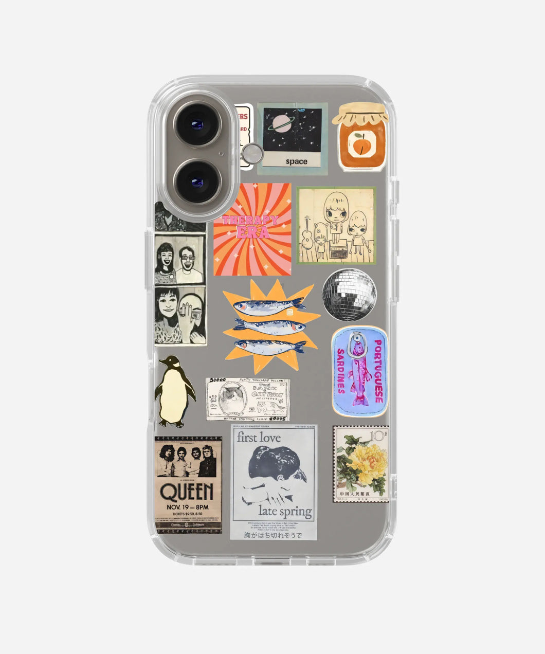The Chaos Club Clear Silicone Phone Case