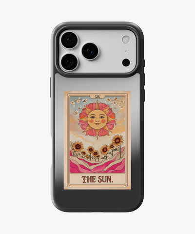 The Sun Tarot Luxe Mirror Phone Case