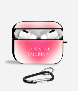Trust Your Intuition Aipods Glass Case