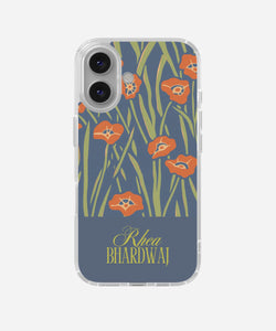 Twilight Bloom Custom Name Silicone Case