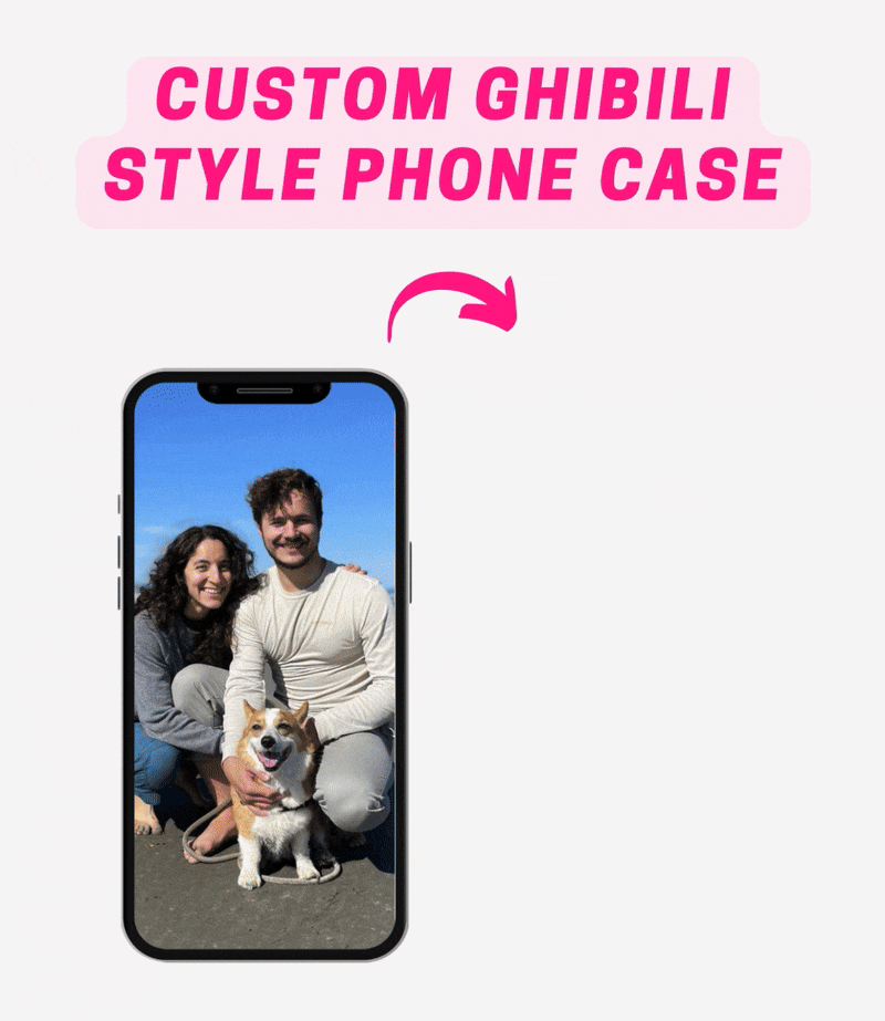 Custom Ghibili Style Phone Case