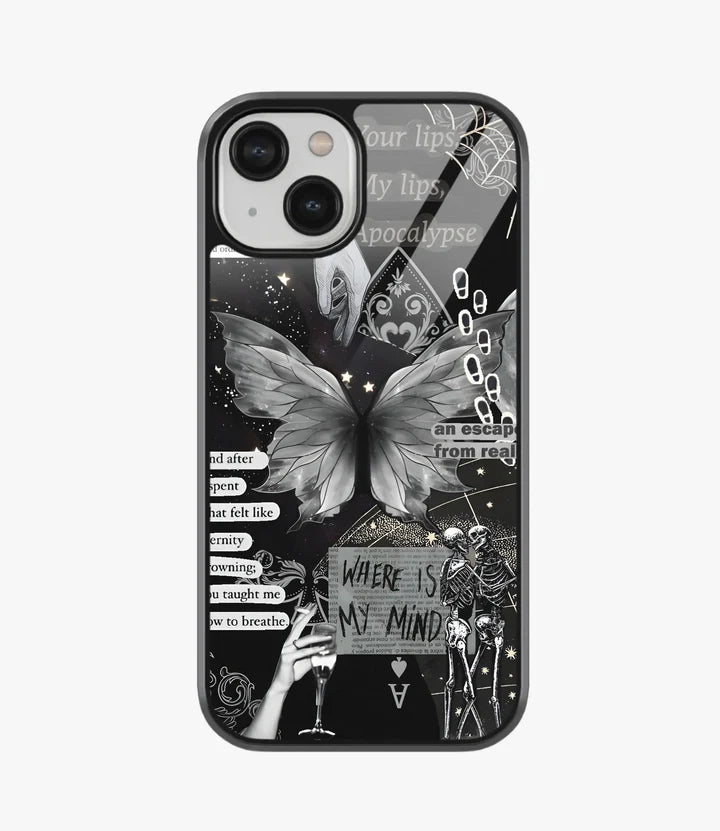Where Is My Mind Glass Case for iPhone 15