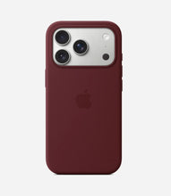 Load image into Gallery viewer, Solid Wine Soft Silicone iPhone Case
