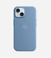 Solid Winter Blue Soft Silicone iPhone Case