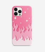 Load image into Gallery viewer, Y2K Fireburst Pink Flame Phone Case
