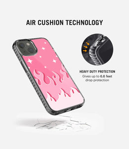 Fireburst Pink Flame Y2K Stride 2.0 Phone Case