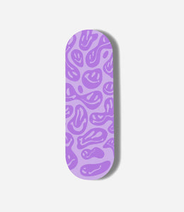 Y2K Pastel Purple Dripping Smiley Pop Slider