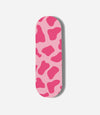 Y2K Pink Cow Print Pop Slider