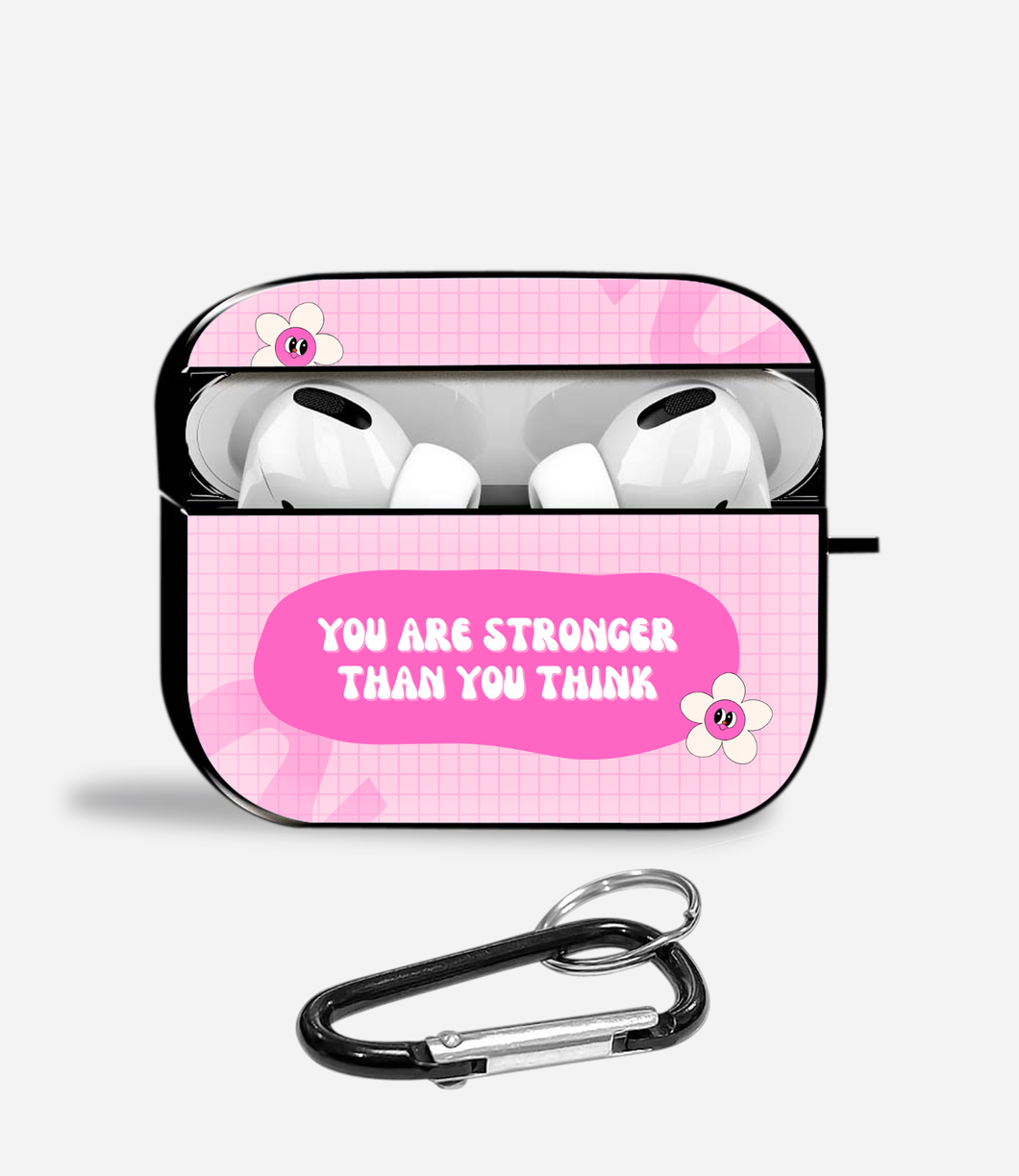 You Are Stronger Airpods Glass Case