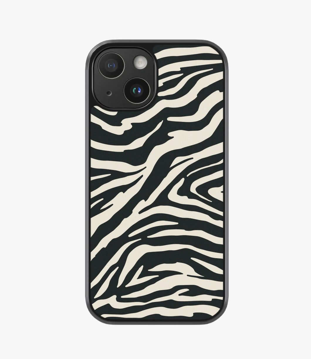 Zebra Black/Almond Hybrid Matte Case