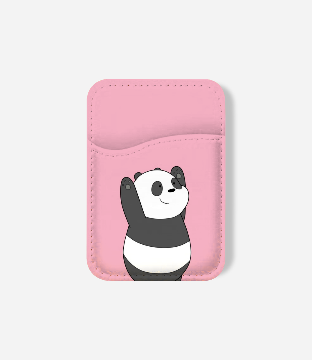 Pink Panda Phone Wallet