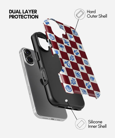 Cherry Coast Glossy Armoured Case