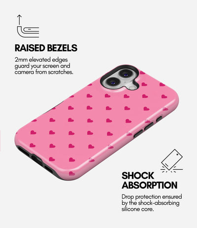 Sweetheart Dot Glossy Armoured Case