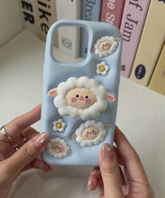 Load and play video in Gallery viewer, Fluffy Sheep Soft Silicone Phone Case
