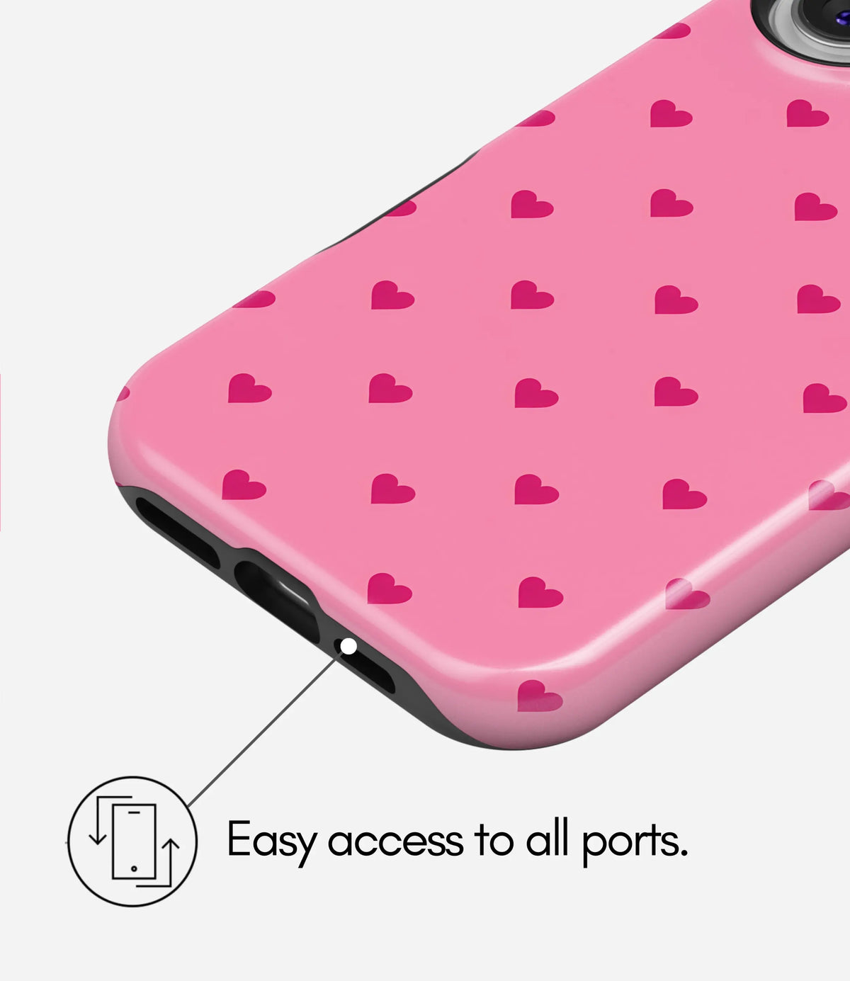 Sweetheart Dot Glossy Armoured Case