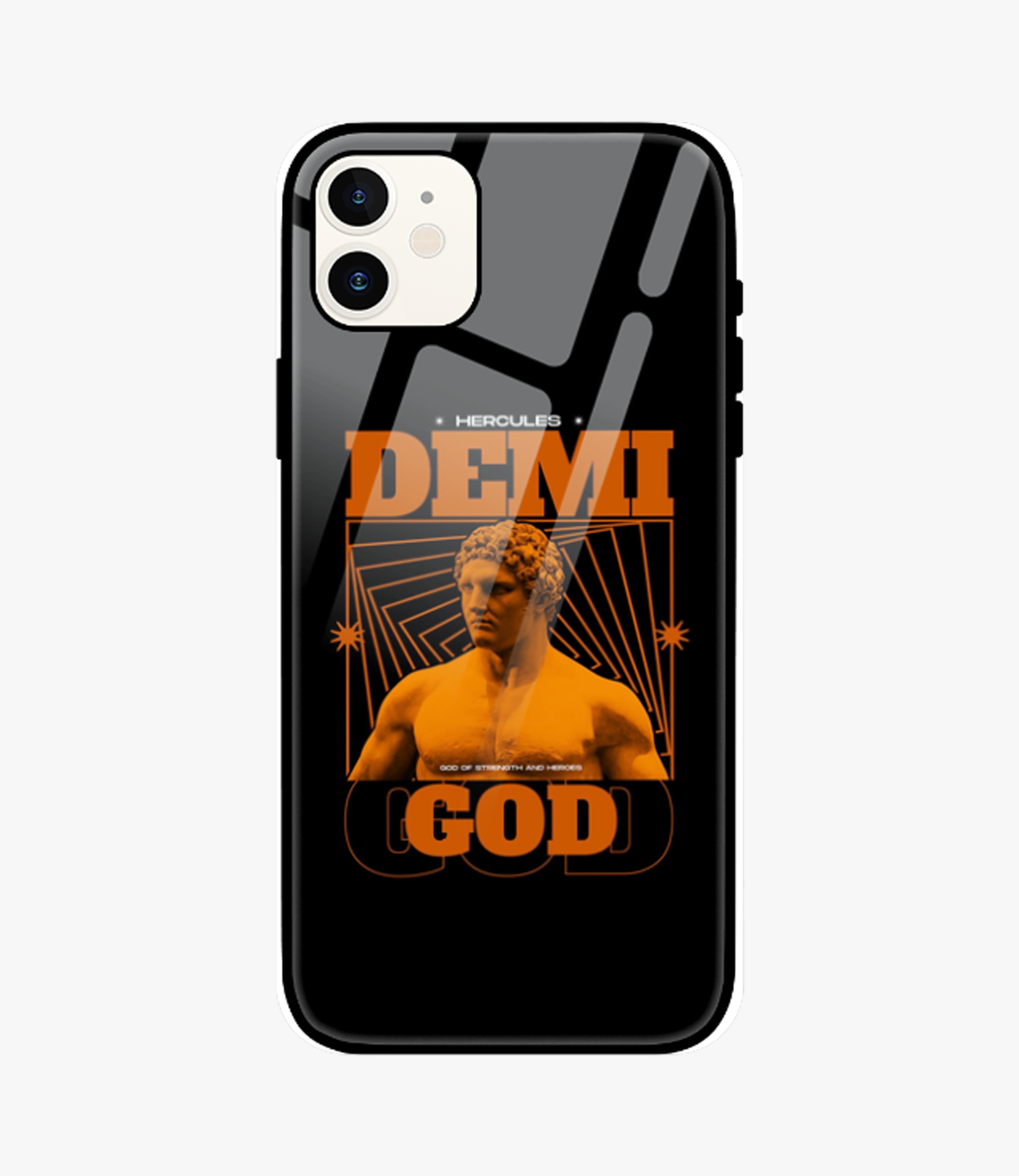 Demi God Glass Case for iPhone 12