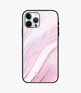 Lily Marble Glass Case for iPhone 15 Pro Max