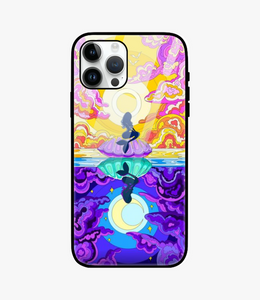 Mermaid In Paradise Glass Case for iPhone 15 Pro