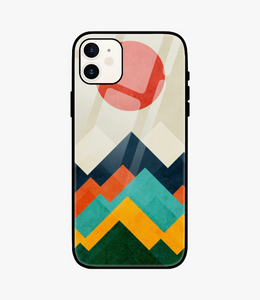 Majestic Mountains Glass Case for iPhone 12