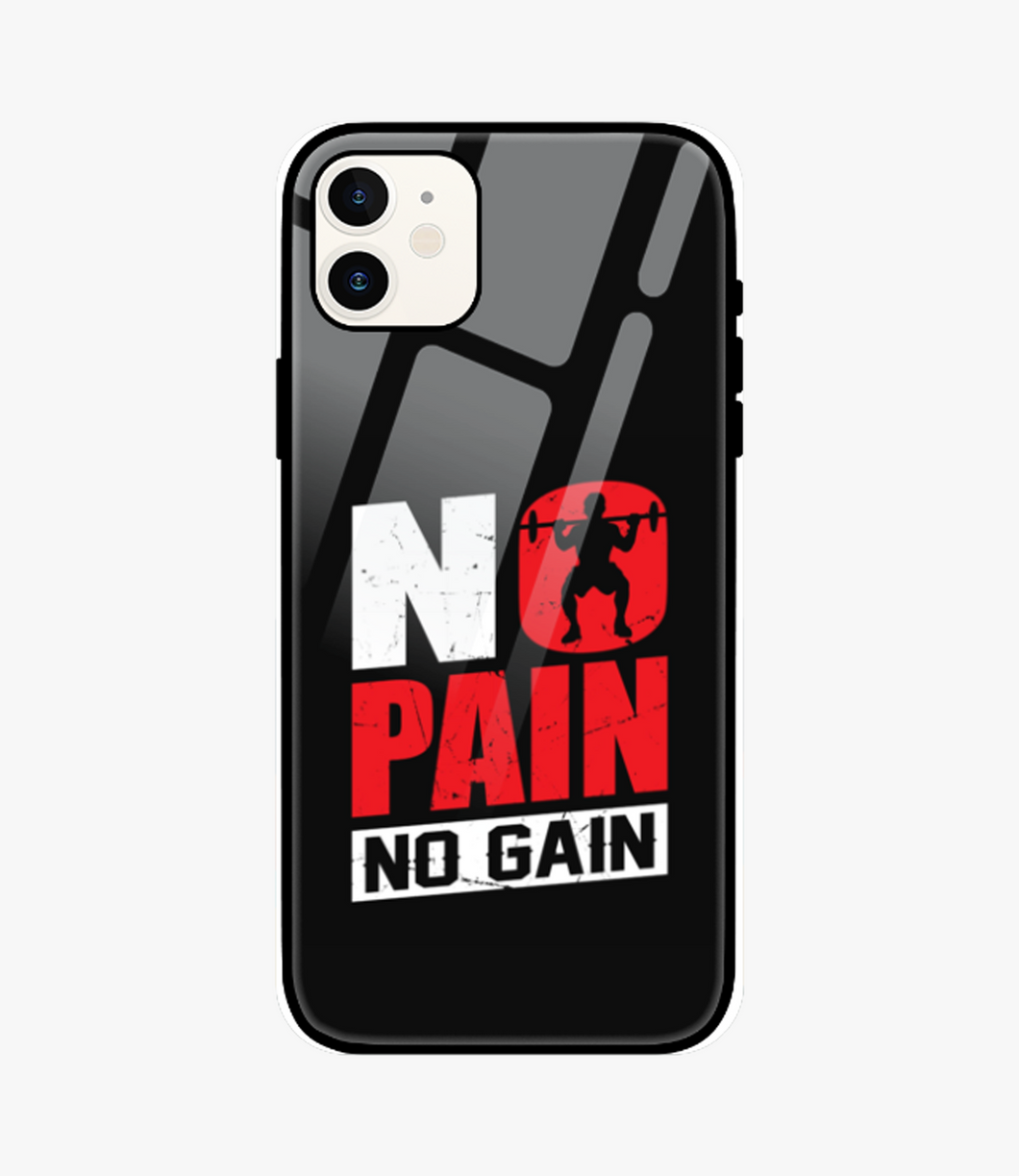 No Pain No Gain Metal Case for iPhone 12
