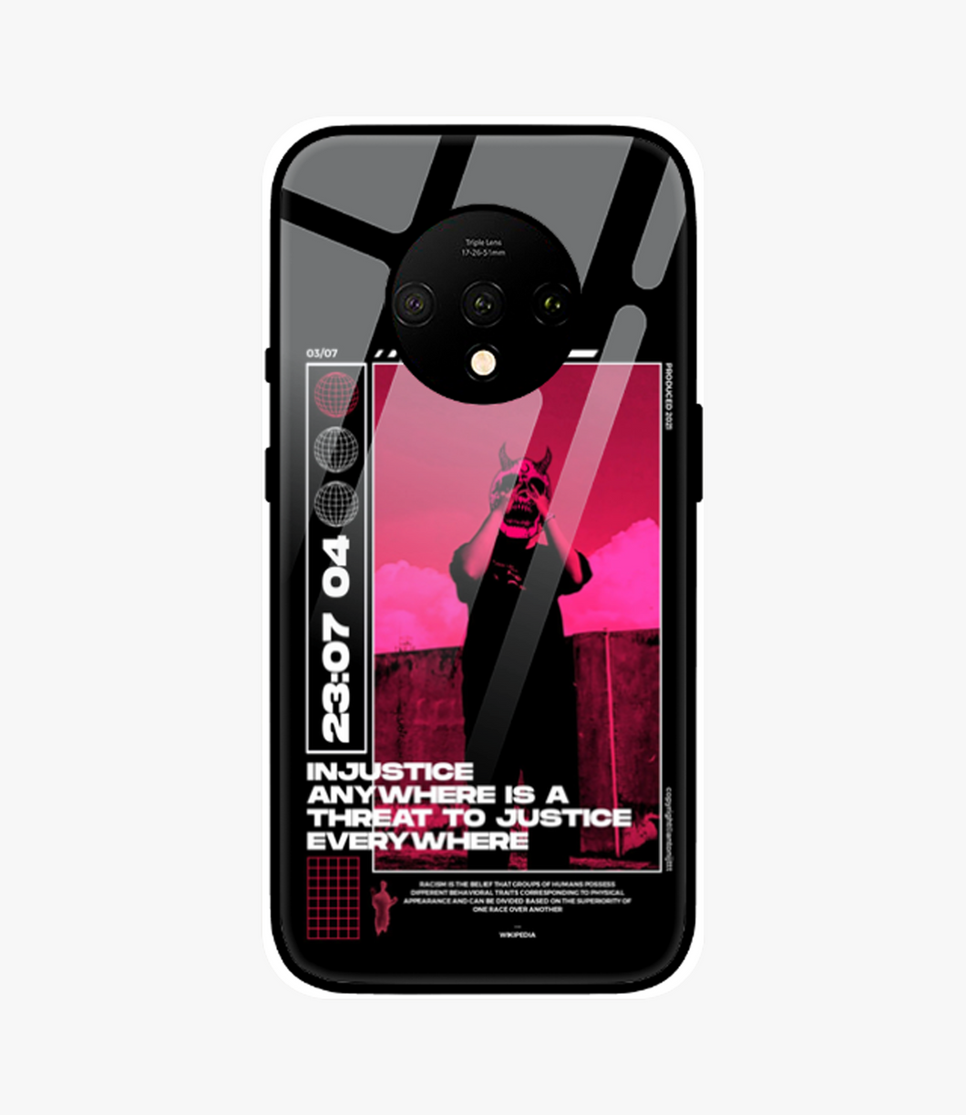 Injustice Glass Case for Oneplus 7T