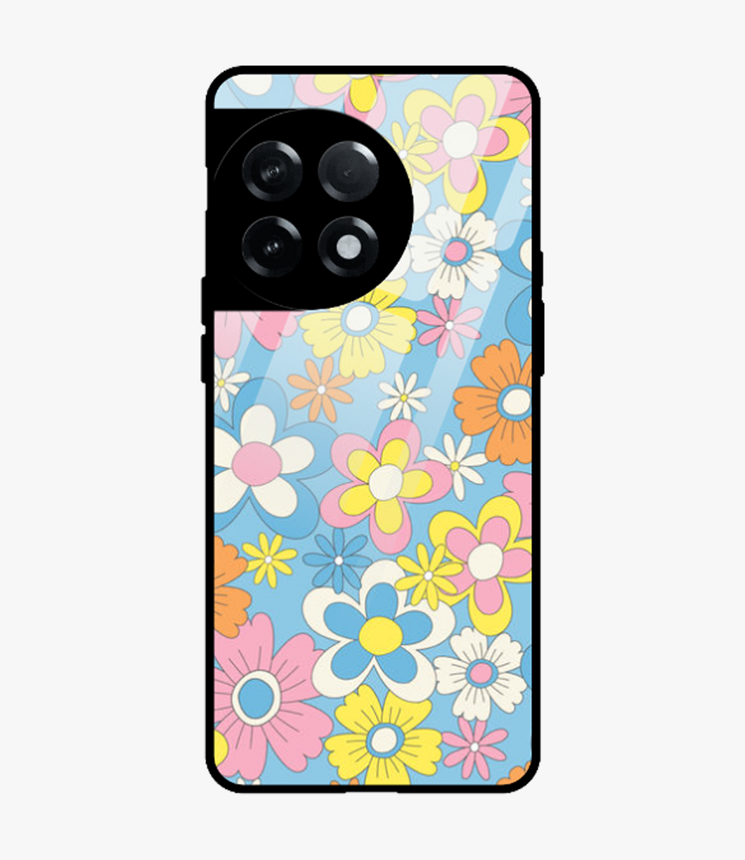Hippie Flowers Metal Case for Oneplus 11R