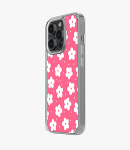 Pink Daisy Pattern Floral Silicone Case
