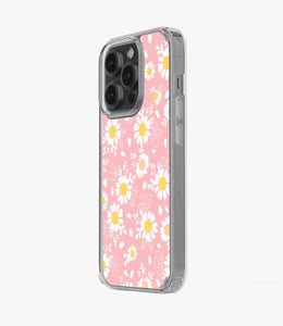 Retro Daisies Pink Floral Silicone Case