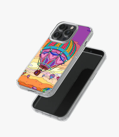 Couple In Hot Air Balloon Silicone Case