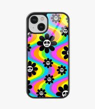 Load image into Gallery viewer, Psychedelic Skull Smiley Glass Case
