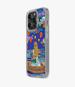 Girl Holding Flowers Silicone Case