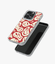 Load image into Gallery viewer, Smileyfy Red/Cream Silicone Case
