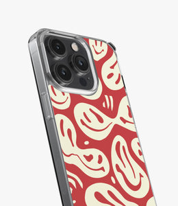 Smileyfy Red/Cream Silicone Case