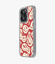 Load image into Gallery viewer, Smileyfy Red/Cream Silicone Case
