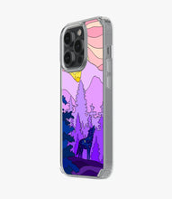 Load image into Gallery viewer, Glittering Wolf In Jungle Silicone Case
