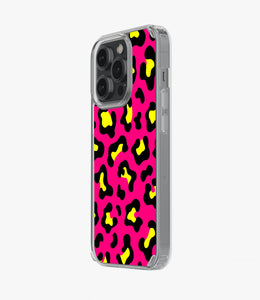 Bright Pink Leopard Print Silicone Case