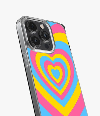 Y2k Colorful Hearts Silicone Case