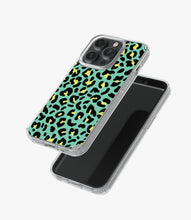 Load image into Gallery viewer, Green Leopard Print Silicone Case

