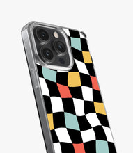 Load image into Gallery viewer, Colorful Wavy Checkered Silicone Case
