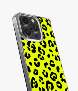 Neon Leopard Print Silicone Case