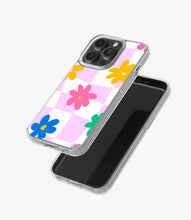 Load image into Gallery viewer, Cute Hippie &amp; Groovy Checkered Silicone Case
