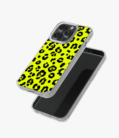 Neon Leopard Print Silicone Case