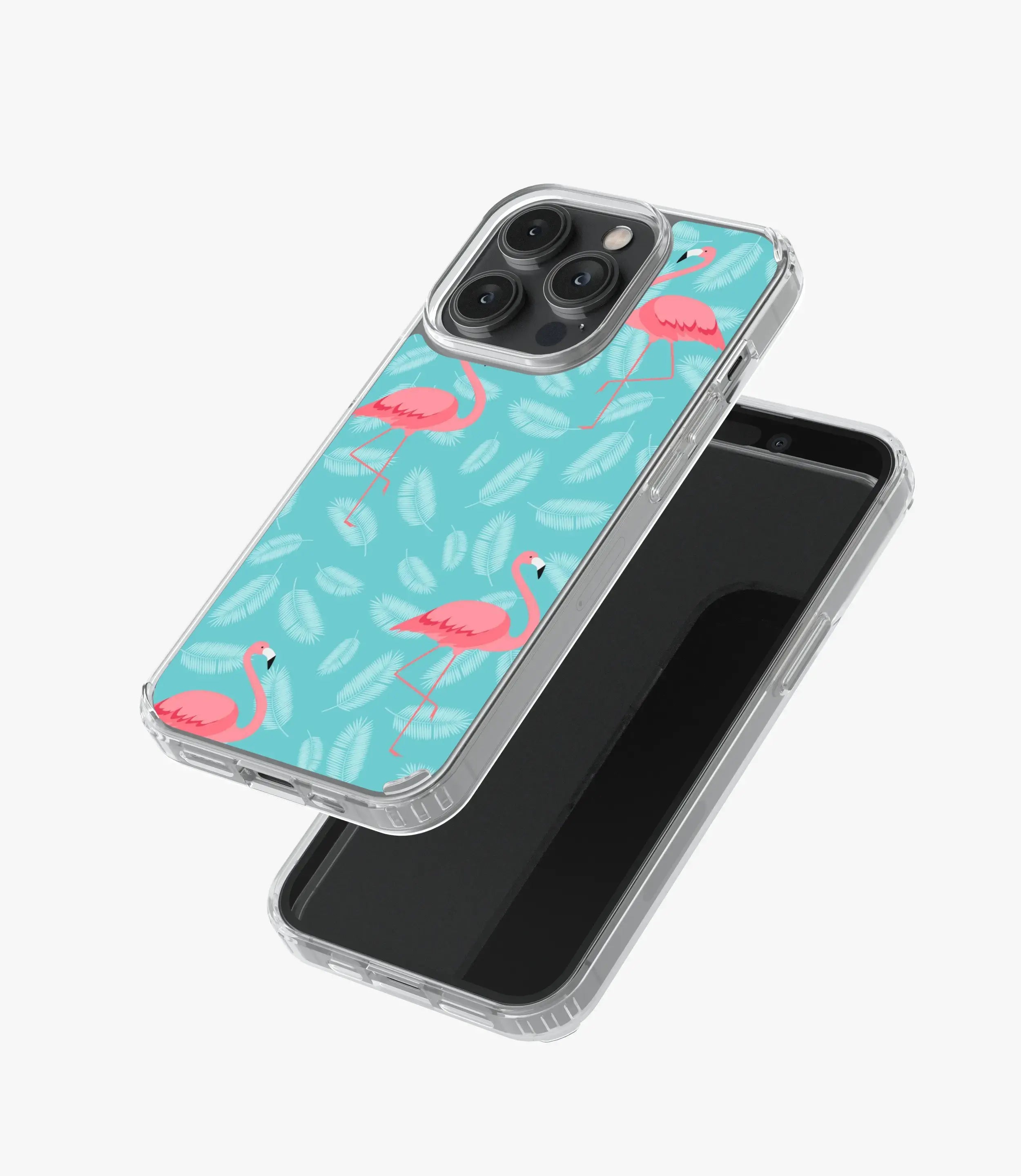 Pink Flamingo Tropical Silicone Case